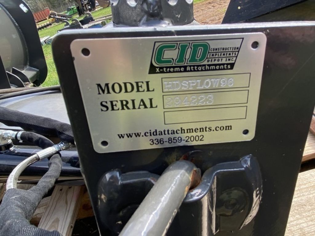 2022 CID HDSPLOW96 Equipment Image0