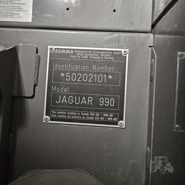 Image of CLAAS Jaguar 990 equipment image 1
