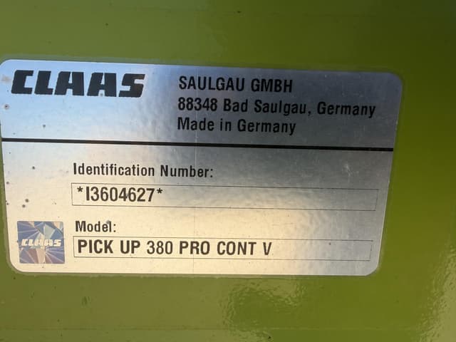 Image of CLAAS PU380 Pro equipment image 3