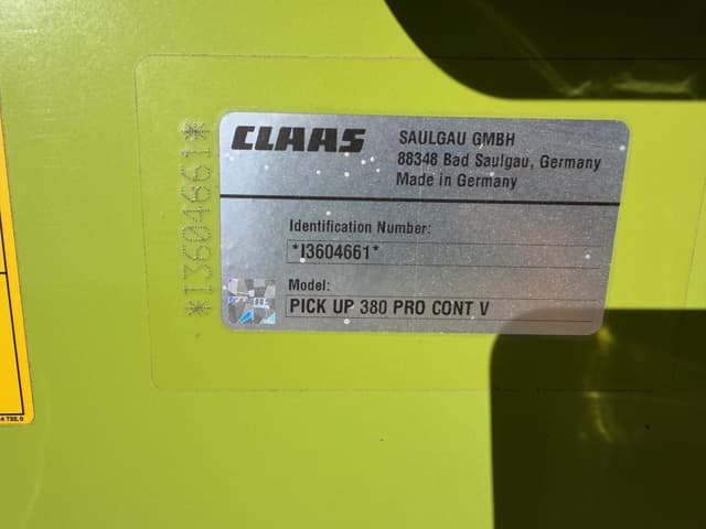 Image of CLAAS PU380 Pro equipment image 4