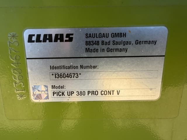 Image of CLAAS PU380 Pro equipment image 3