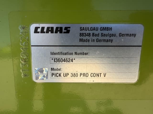Image of CLAAS PU380 Pro equipment image 3