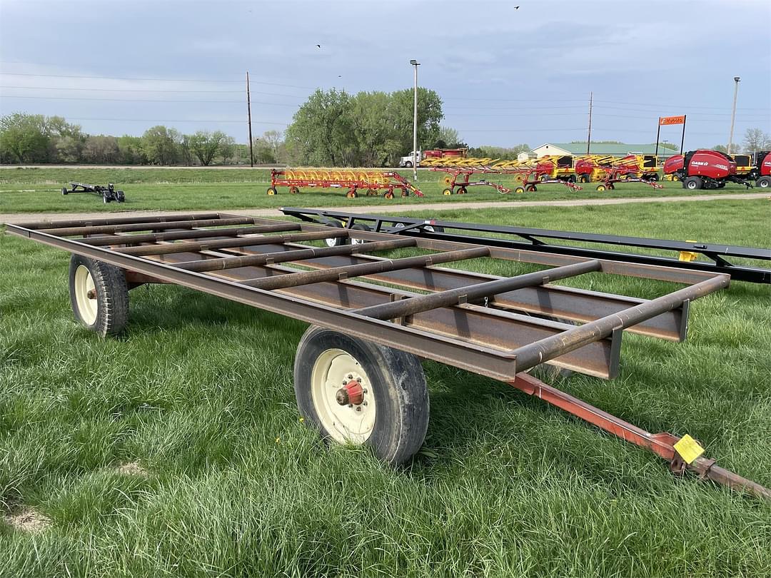 Image of Homemade Bale Wagon Image 0