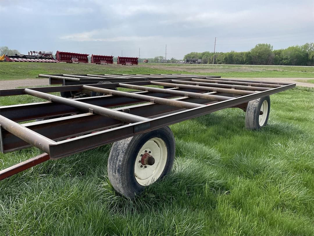 Image of Homemade Bale Wagon Image 1