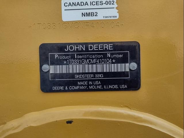 Image of John Deere 331G equipment image 4