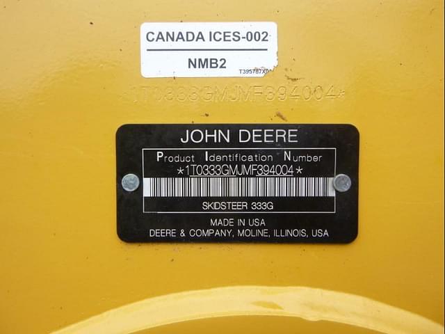 Image of John Deere 333G equipment image 3