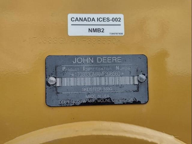 Image of John Deere 333G equipment image 4