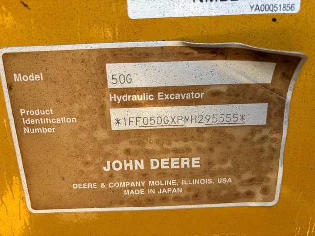Image of John Deere 50G equipment image 1