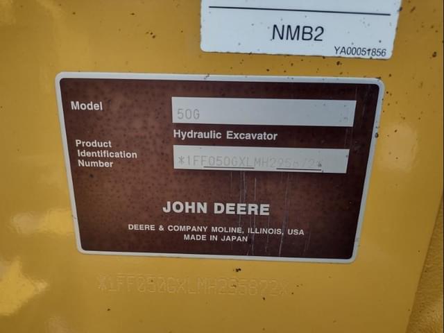 Image of John Deere 50G equipment image 4