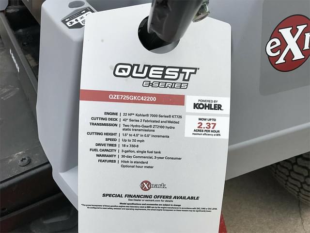 Image of Exmark Quest equipment image 1