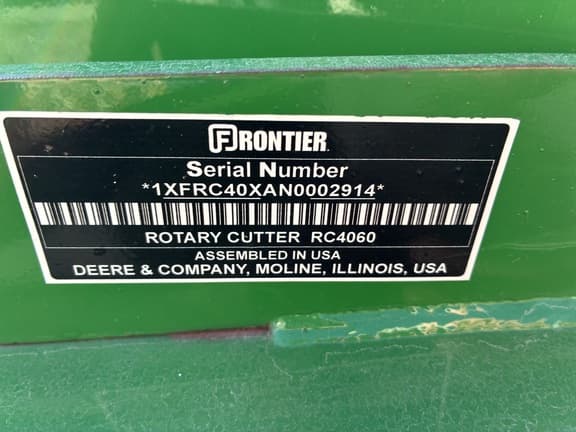 Image of Frontier RC4060 equipment image 3