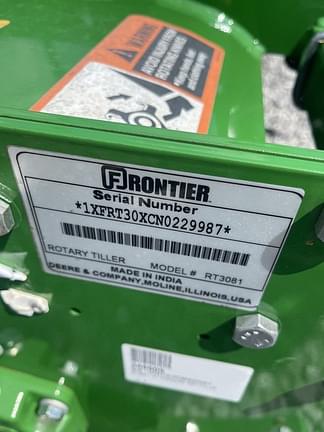 Image of Frontier RT3081 equipment image 4