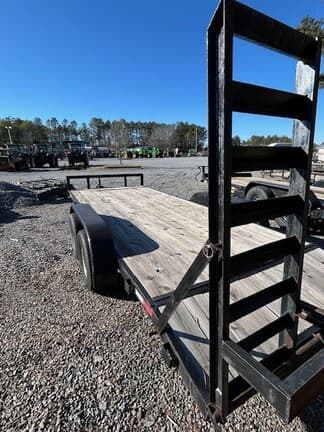 Image of Hooper 7X18 Utility Trailer Image 1
