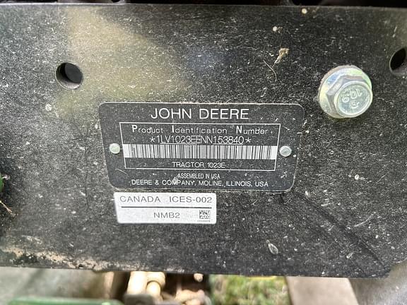 Image of John Deere 1023E equipment image 1