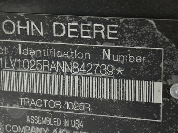 Image of John Deere 1025R equipment image 4