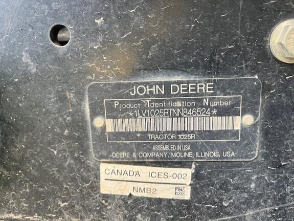 Image of John Deere 1025R equipment image 1