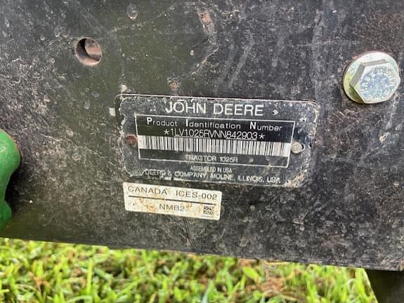 Image of John Deere 1025R equipment image 1