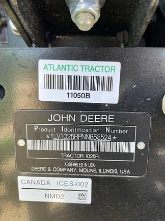 Image of John Deere 1025R equipment image 2