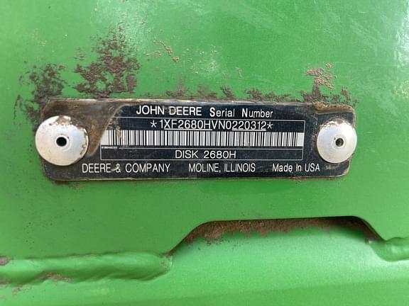 Image of John Deere 2680H equipment image 4