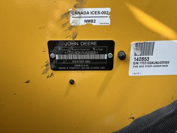 Image of John Deere 318G equipment image 1