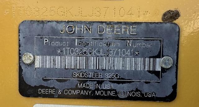 Image of John Deere 325G equipment image 4