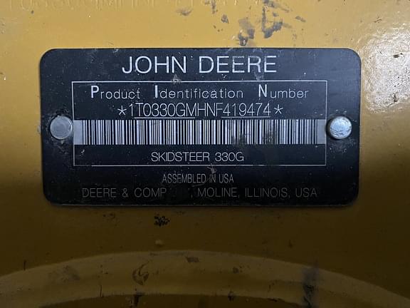 Image of John Deere 330G equipment image 4