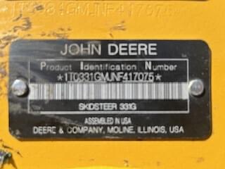 Image of John Deere 331G equipment image 3