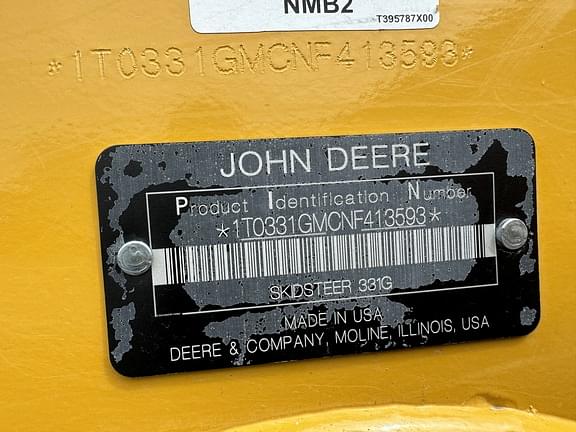 Image of John Deere 331G equipment image 3