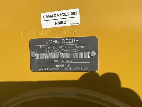 Image of John Deere 331G equipment image 1