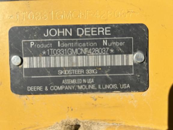 Image of John Deere 331G equipment image 1