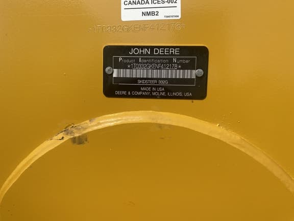 Image of John Deere 332G equipment image 4