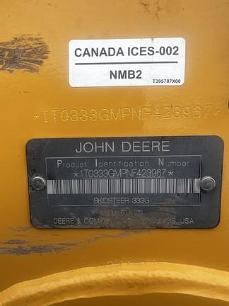 Image of John Deere 333G equipment image 4
