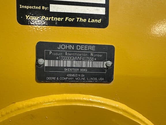 Image of John Deere 333G equipment image 4
