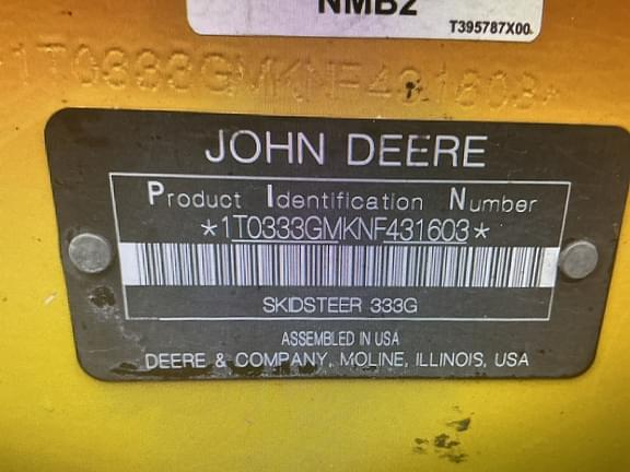 Image of John Deere 333G equipment image 4