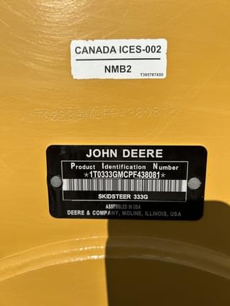 Image of John Deere 333G equipment image 2