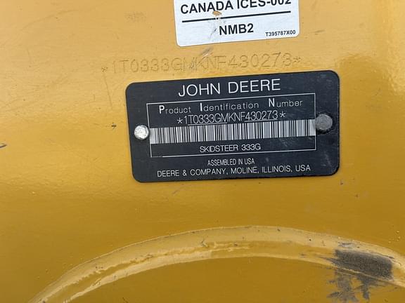 Image of John Deere 333G equipment image 4