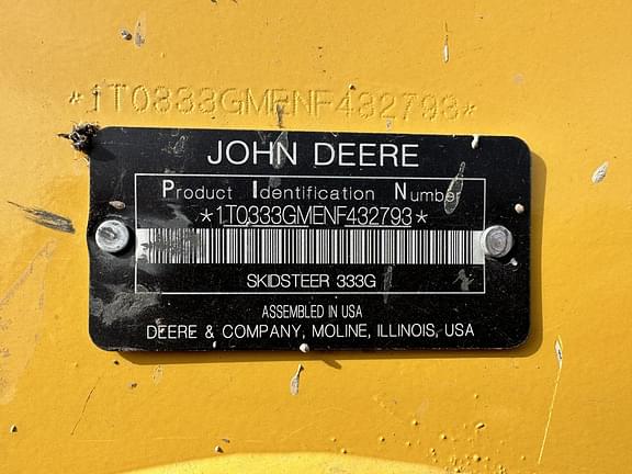 Image of John Deere 333G equipment image 4