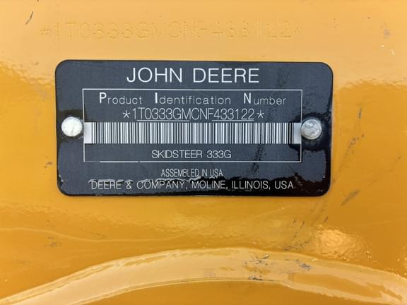 Image of John Deere 333G equipment image 4