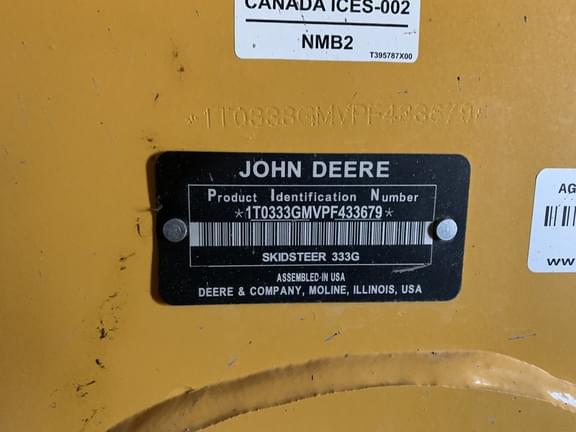 Image of John Deere 333G equipment image 4