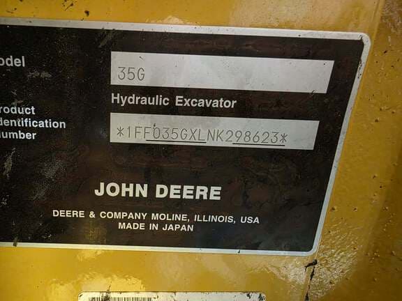 Image of John Deere 35G equipment image 2