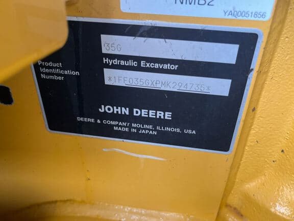 Image of John Deere 35G equipment image 4