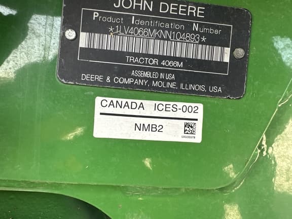 Image of John Deere 4066M equipment image 4
