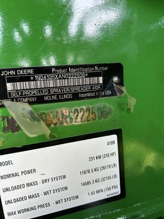 Image of John Deere 410R equipment image 2