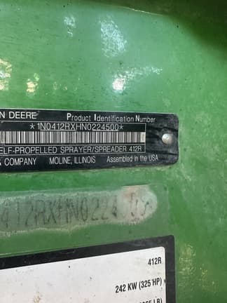 Image of John Deere 412R equipment image 3