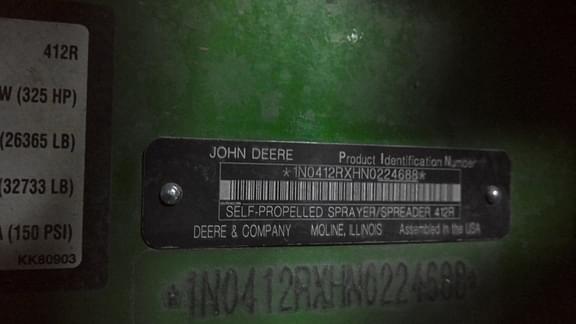 Image of John Deere 412R equipment image 2