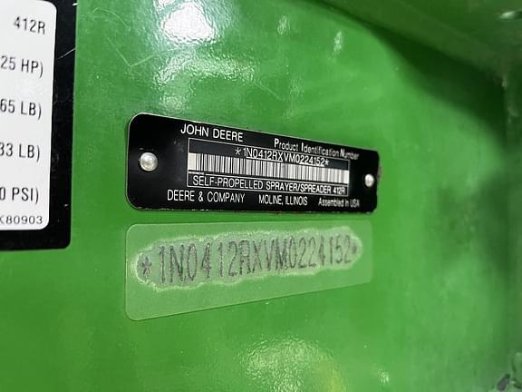 Image of John Deere 412R equipment image 4