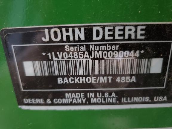 Image of John Deere 485A equipment image 2