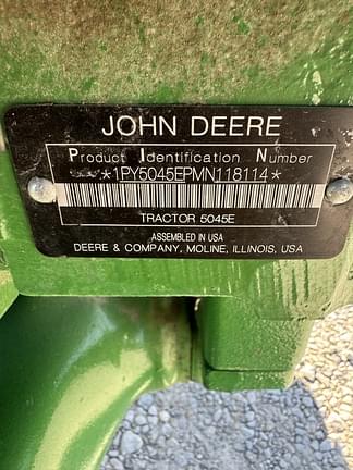 Image of John Deere 5045E equipment image 1