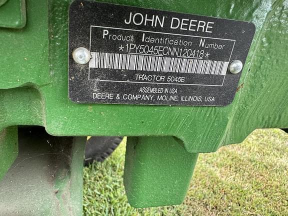 Image of John Deere 5045E Image 0