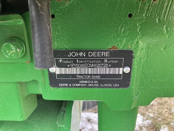 Image of John Deere 5045E equipment image 1